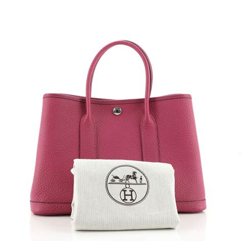 hermes garden party light pink|hermes garden tote size.